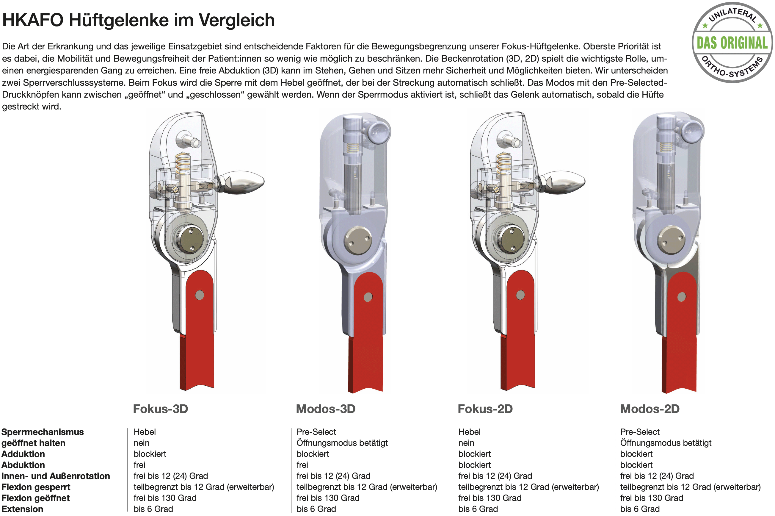 Abbildung 1 zur Funktionsübersicht HKAFO Hüftgelenke