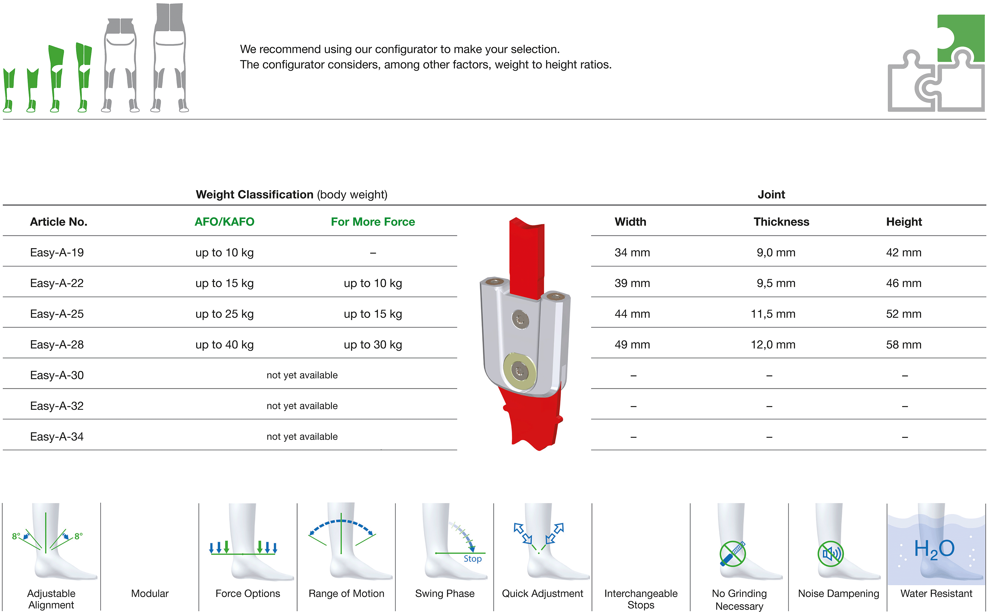 Easy-A Ankle Joint Joint Classifikation