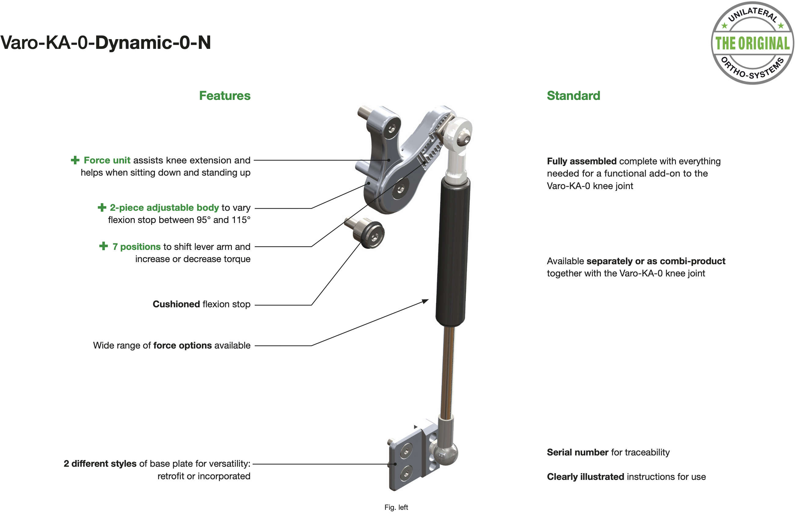 Features and benefits of Varo-KA-0-Dynamic-0-N